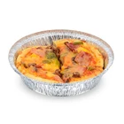 Disposable 7 inch round aluminum foil container bakery use pizza and pie pan
