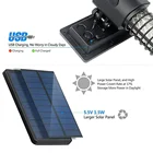 Eco-friendly Solar Electric Outdoor Garden Light mosquito fly Insect trap/killer lamp pest control