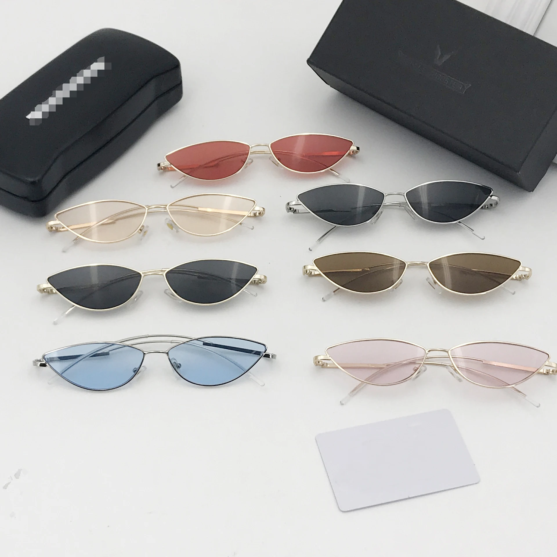 small frame cat eye sunglasses