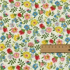 Twill Cotton Pastoral Small Floral Sewing Fabric Bedding Home Dec Cloth