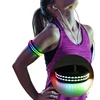 Usb rechargeable light led glow sports armband for running