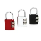 External 11.5mm Thick Steel shackle Alufer lock for furniture 4 ciphers