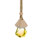 Factory direct sale hanging aromatic glass bottle car perfume diffuser air freshener