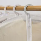 Coat Cover Transparent PEVA Coat Clothing Cover Suit Bag Easy Clean Customized Garment Bags