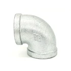 Malleable Cast Iron 90 Degree Elbow Galvanized Steel Pipe Connector