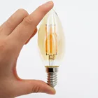Bulb E10 E12 Filament Led Bulb 2W 4W 6W Dimmable 360 Degree Led Filament Candle Bulb C35 C35L E10 E11 E12 E14 E17 B15