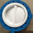 Flange butterfly valve lining colloidal double flange manufacturers direct sales