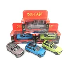 Metal car 1/36 scale alloy car toy model with music and light pull back car toy for kids funny game