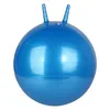 Non-toxic PVC Hopper Toy Balls Yellow Pink Blue Bouncy Ball with Handle