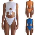 2019 Hot Sexy High Waist Swimwear Swimsuit Women Sexy Bikini Brazilian Bikini