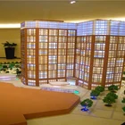New design house primary middle school buildings projects miniature models