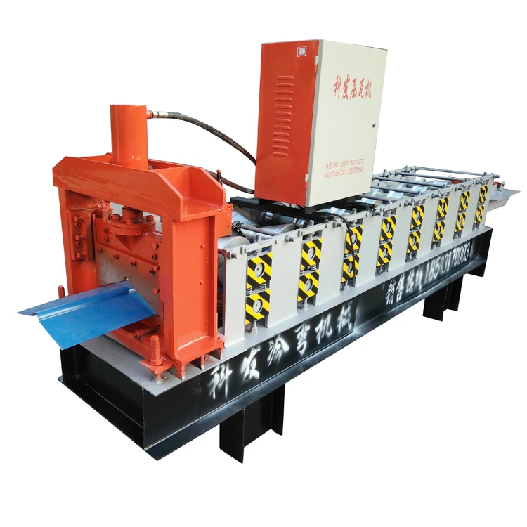 	Automatic Tile Cutting Machine Galvanized Ridge Cap Zinc Roofing Sheet Roll Forming Machine