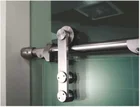 Operation Factory Direct Price Pulley Glass Fittings Quiet Operation Hardware Glass Sliding Door System
