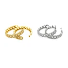 Hoop Earring Earringshoop Women Hoop Earrings Miami Brass Zircon Cz Hoop Cuban Link Earring Iced For Women