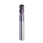 KJ 4mm double-edged ball-nose CNC milling cutter wood process engraving tool