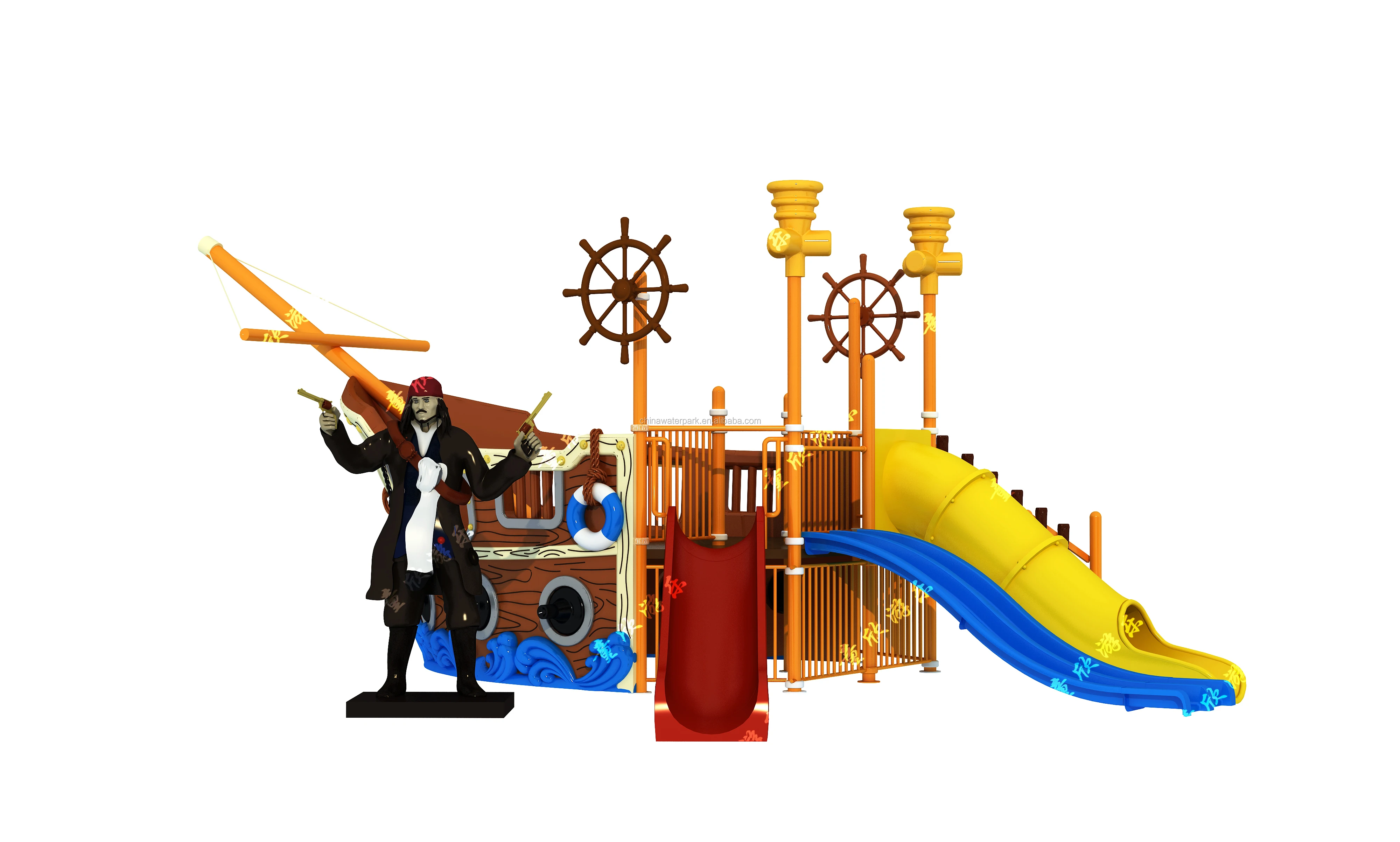 Hot sale Aqua water park slide