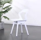 home furniture full plastic stackable dining room chair cheap colorful stacking dining plastic chairs
