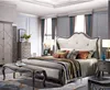 Luxury Bedroom Wooden Furniture Modern Fabric Bed Designs