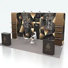 Excellent design 20*10FT custom portable aluminum fair stand exhibition booth