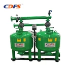 Automatic backwash sand water filter for reverse osmosis system
