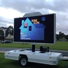 YEESO Outdoor Mobile Full Color LED Advertising Trailer For Movies, Publicity Products, TV Live Shows