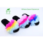 Slippers Slipper Factory Price Wholesale Open Toe Fluffy Slippers Outdoor Slipper
