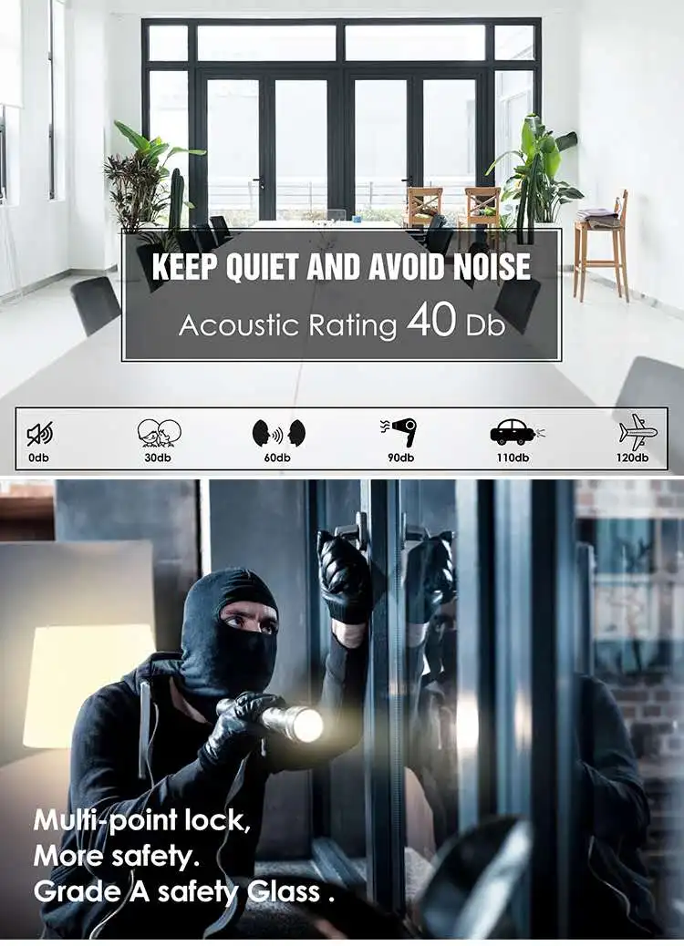 YY construction Aluminium Tilt and Turn Windows Two Open Way with Energy Efficient Glass