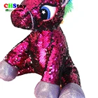 CHStoy #20B3067 Custom Sequin Unicorn Toy China Sequin Animal Supplier