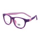 hot selling silicone Frame Kid Cat Eye Sunglasses Student Glasses Optical Eyewear