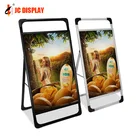 Portable handle single side A0 frame sign poster display stand