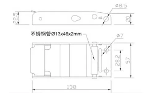 Curtainsider part  good quality loose buckle  Tarpaulin car for truck-023309-In