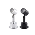 Series Black Pole Cabinet Lamp Cob Adjustable Ceiling Recessed Spot Light 1W 3W Mini LED Spotlight