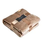 Outdoor Customized Fleece Soft Polyester Airline Anxiety Sofa Throw Blanket Queen Size