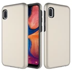 For Samsung A10e Cell Phone Cover 2 in 1 Rugged Case with PC Outer Shell and TPU Inner Skin