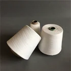 Moisture-Absorbent Ne21s Eco-friendly Carded Cotton Yarn For Weaving And Knitting