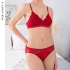 OEM Factory hot girls women's sexy lingerie underwear lace bra panty set