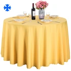 Wholesale hot sale luxury gold hotel table cloth