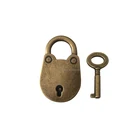 padlock Factory Supply Old or Vintage Solid Brass Padlock Lock With Key