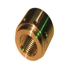 cnc precision machining industrial metal parts with different surface treatment