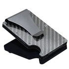 2019 New Design Minimalist Wallet RFID Blocking Men Carbon Fiber Wallet Credit Card Carbon Fiber Card Holder