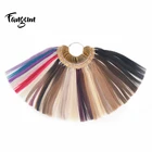 Human Remy Hair Salon Hair Color Ring Hair Extension Color Chart