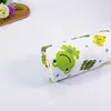 Frog knit printed fabric Cartoon cow plant knit printed fabric