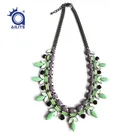 Hot sale Necklaces Pendants Fashion Natural Stone beaded Pendant Necklace For Women Jewelry