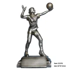 Gifts and crafts award resin female volleyball players trophy figurines decoration sculptures statue souvenir