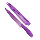 2020 OEM popular design 12 pieces non-stick colorful coating kitchen knife set with sheath