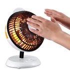200W Heating Electric Room Portable 220V Mini Electric Desk Fan Heater