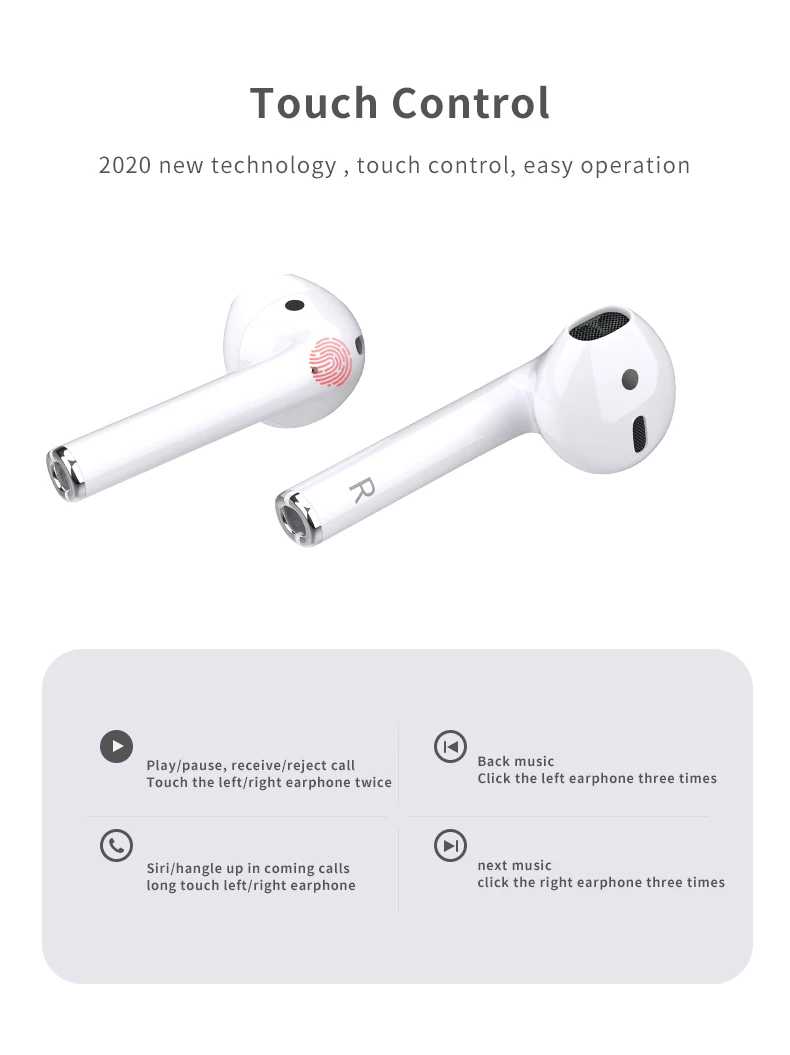 Enle Newest Products i28 TWS wireless charging smart sensor real battery display Earbuds V5.0 Stereo Mini Wireless BT Earphone - ANKUX.COM
