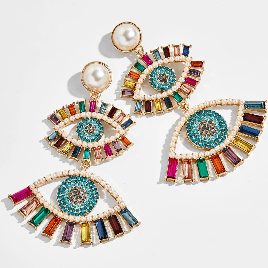 Barlaycs 2021 Fashion Vintage Cute Rainbow Crystal Rhinestone Pearl Red Heart Seed Beaded Eye Drop Earrings for Women Jewelry
Barlaycs 2021 Fashion Vintage Cute Rainbow Crystal Rhinestone Pearl Red Heart Seed Beaded Eye Drop Earrings for Women Jewelry