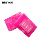 BEYOU 60g Natural Handmade Hemp Soap Bar 1000mg Dry Skin Rose Flower Organic Soap Skin Moisture Care Bath Soap