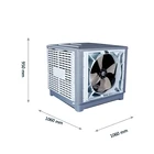 Video Technical Support 1.3kw Swamp Cooler for 100-150m2 Area 23000m3/h Big Air Output Water
